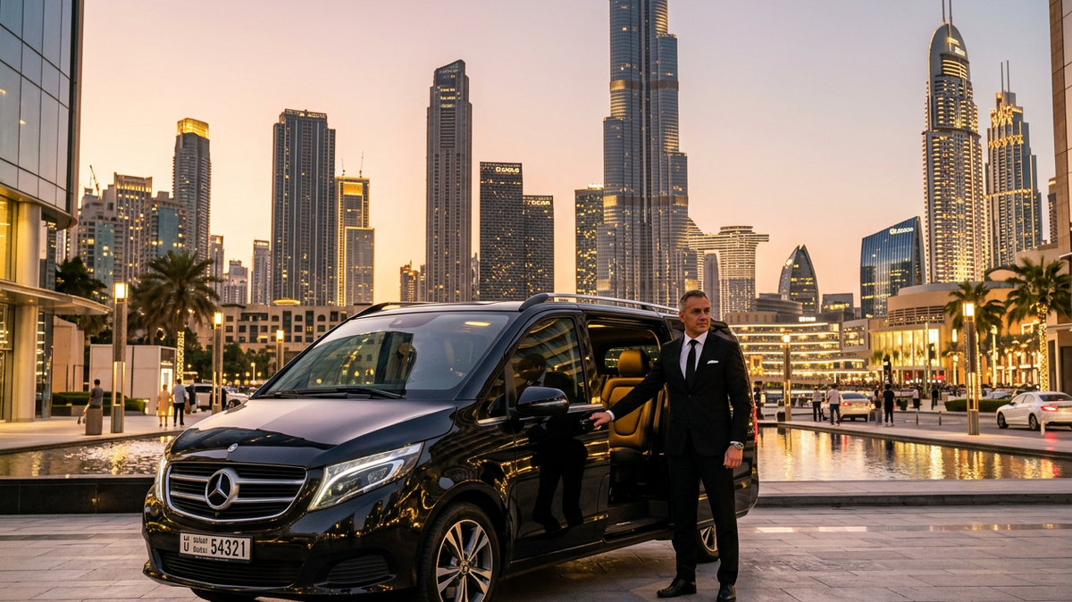 Luxury Mercedes V-Class Rental Dubai for Business and VIP Travel