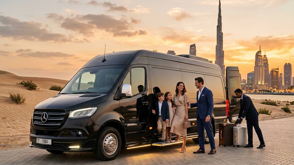 Luxury Van Rental Dubai for Family Holidays and Private Group Travel