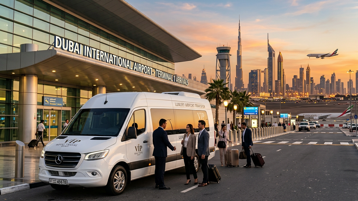 Mercedes Sprinter Airport Transfer Dubai for Groups