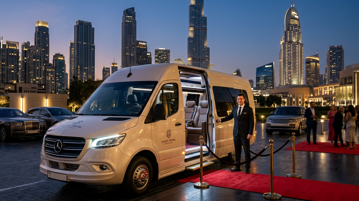 Mercedes Sprinter for Corporate Events in Dubai