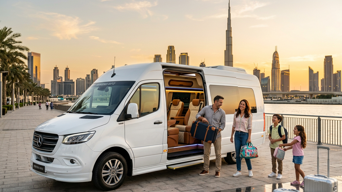 Mercedes Sprinter for Family Trips in Dubai