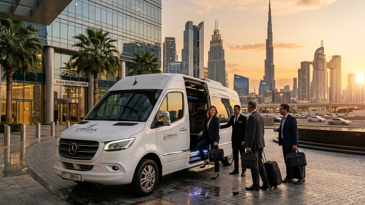 Mercedes Sprinter Rental Dubai for Corporate Events and Business Groups