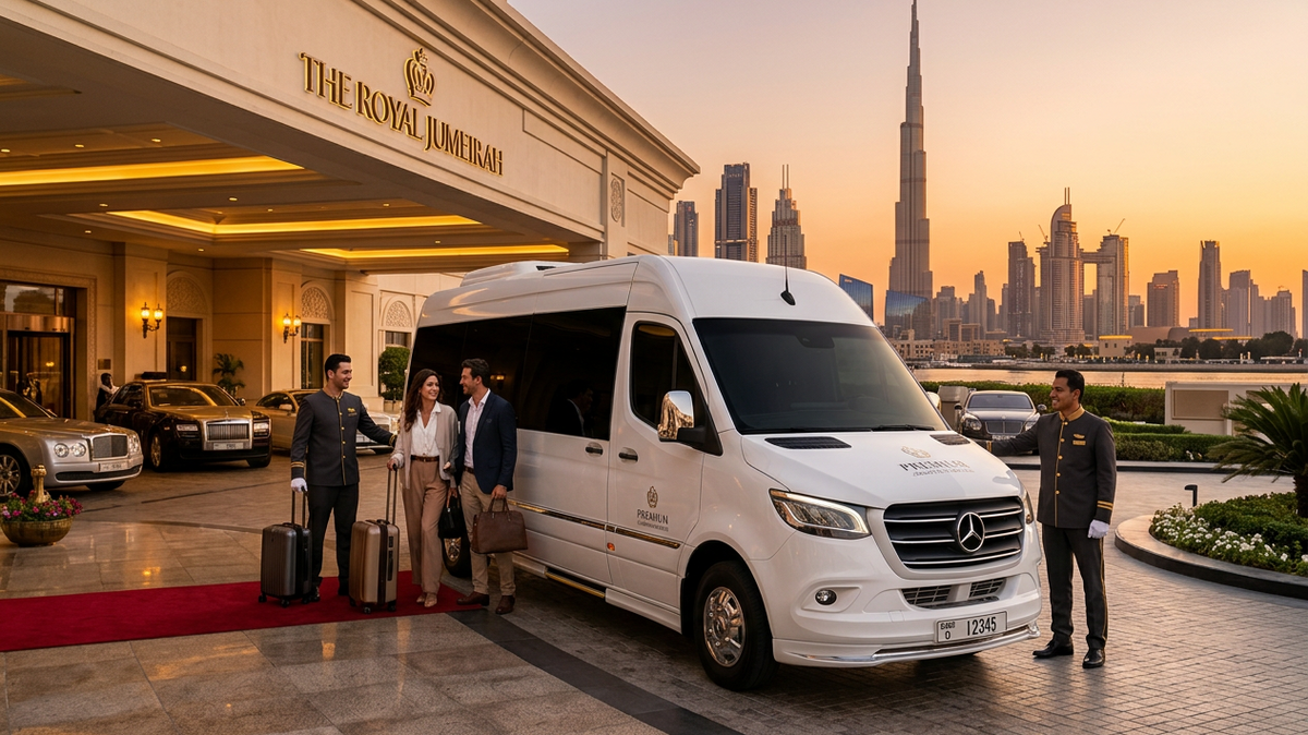 Mercedes Sprinter Rental Dubai for Hotel Transfers and Guest Transportation