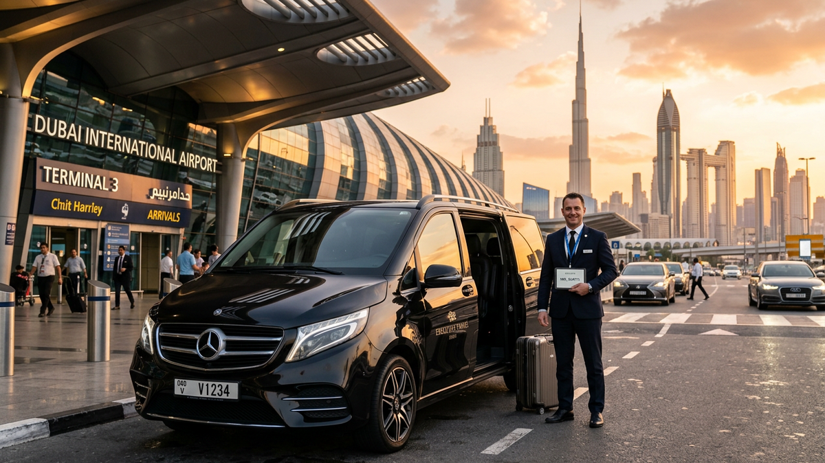 Mercedes V-Class Rental Dubai: Luxury Travel for Airport Transfers and Executive Journeys