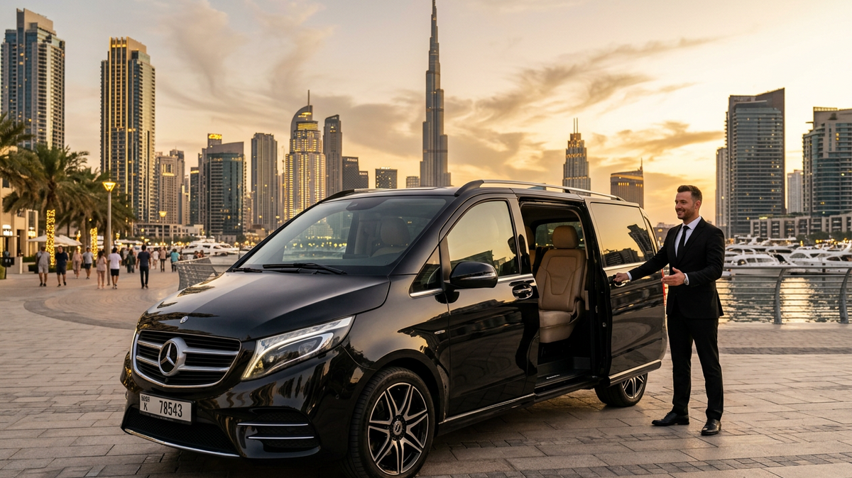 Mercedes V-Class with Driver Dubai: Premium Chauffeur Travel for Every Journey
