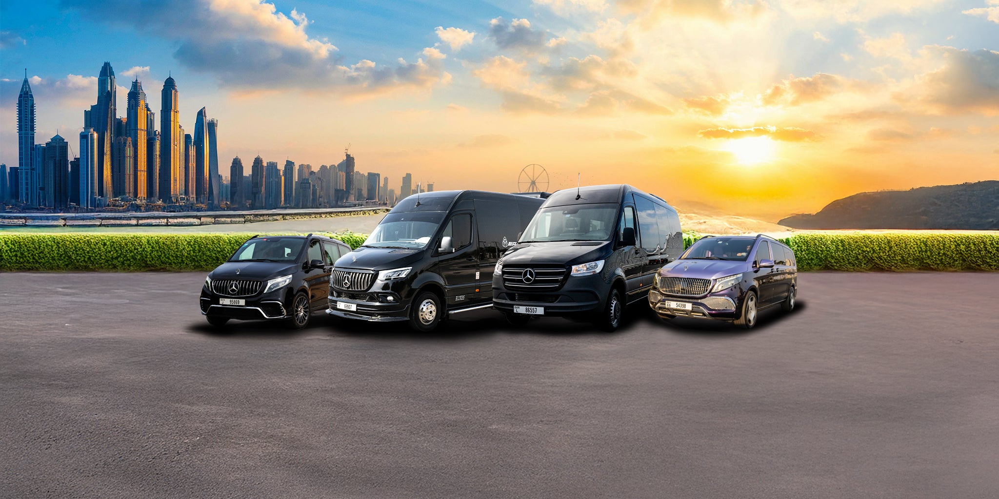Book Signature Vehicle Luxury Vans in Dubai
