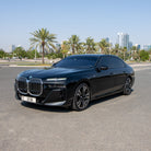 BMW 7-Series sedan with chauffeur in Dubai