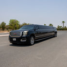GMC Gucci stretch limousine with chauffeur in Dubai