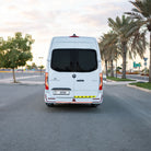 Book Maybach Mercedes Sprinter 14-seater for luxury transportation services in Dubai