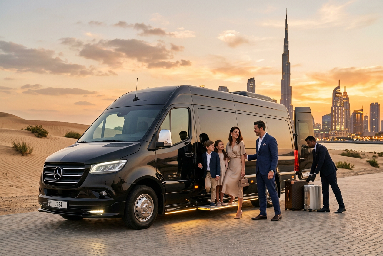 Luxury Van Rental Dubai for Family Holidays and Private Group Travel