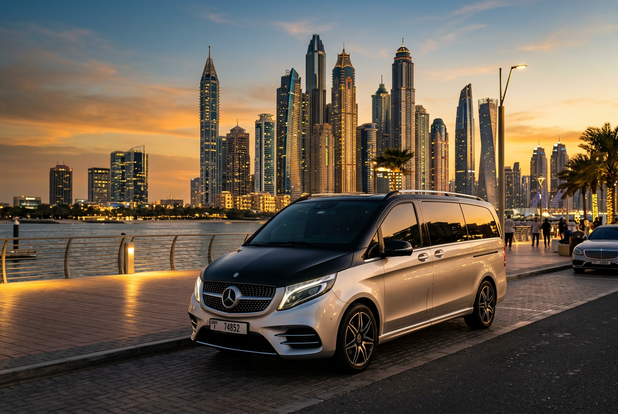 Mercedes Executive Van Rental Dubai: Luxury Travel for Business and VIPs