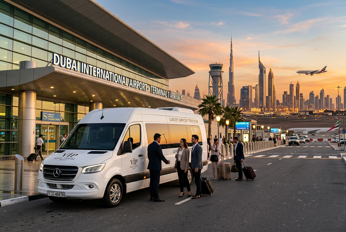 Mercedes Sprinter Airport Transfer Dubai for Groups
