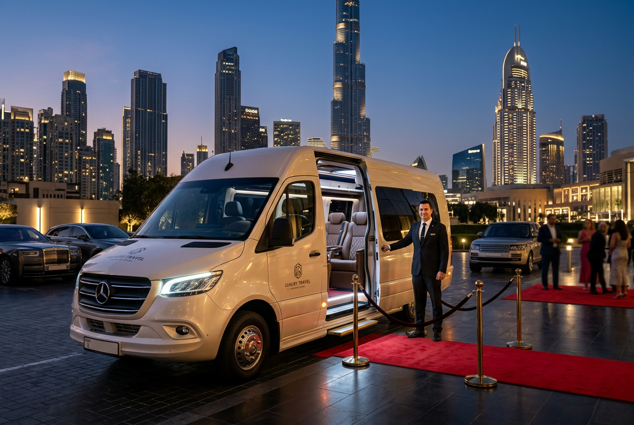 Mercedes Sprinter for Corporate Events in Dubai