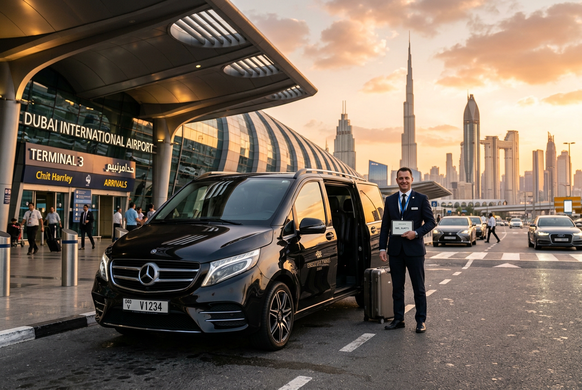 Mercedes V-Class Rental Dubai: Luxury Travel for Airport Transfers and Executive Journeys